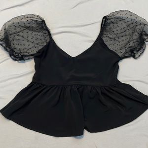 Francesca’s Mi Ami black shirt